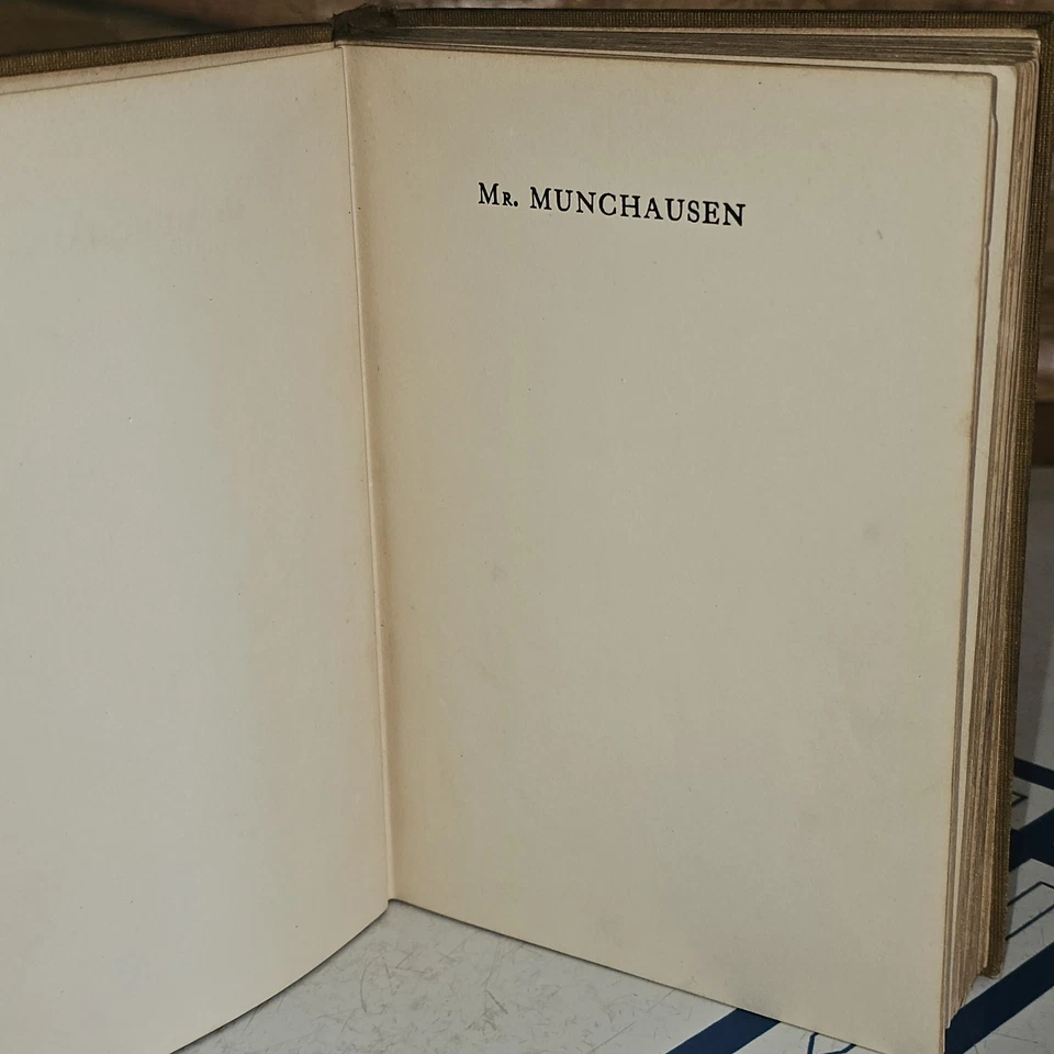 Historic Humor, 1901, Mr. Munchausen John Kendrick Bangs, 1st Edition Illus. - Image 3 of 4