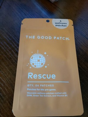 The Good Patch Rescue Plant-Based Vegan Wellness Patch - 4ct