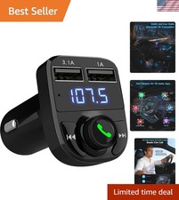 All-in-One Bluetooth FM Transmitter Dual USB Charger for Car Audio Excellence