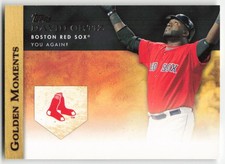 2012 Topps Golden Moments David Ortiz #GM-21 Boston Red Sox