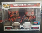 Vecna & Vecna 2 Pack Funko Pop -Signed By Jamie Campbell Bower -Stranger Things