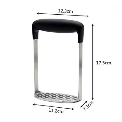 Stainless Steel Potato Pusher Pressed Potato Masher Ricer Puree Fruit Juice Make
