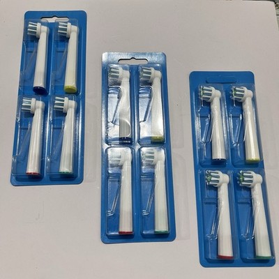 12x Replacement Brush Heads for Oral-B Toothbrush - Cross Action FR-EB50P