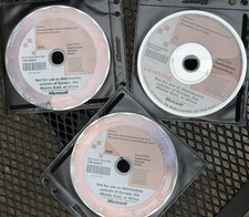 3 Disc Microsoft Office Professional Plus 2010 Software Suite Students Faculty