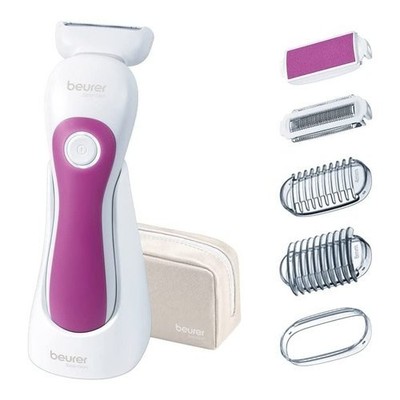 Beurer BEAUTY Hl 36 Hair Remover, White and Fuchsia Color, for Smooth Skin