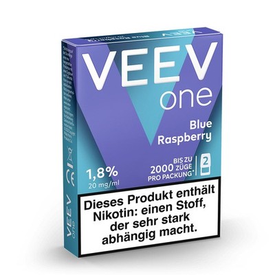 VEEV one Pod BLUE RASPBERRY 20mg/ml Nikotin à 2 Pods