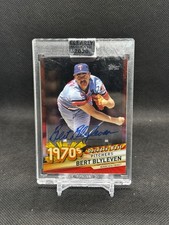 2020 Topps Clearly Authentic Autographs Decades' Best Auto Bert Blyleven /50