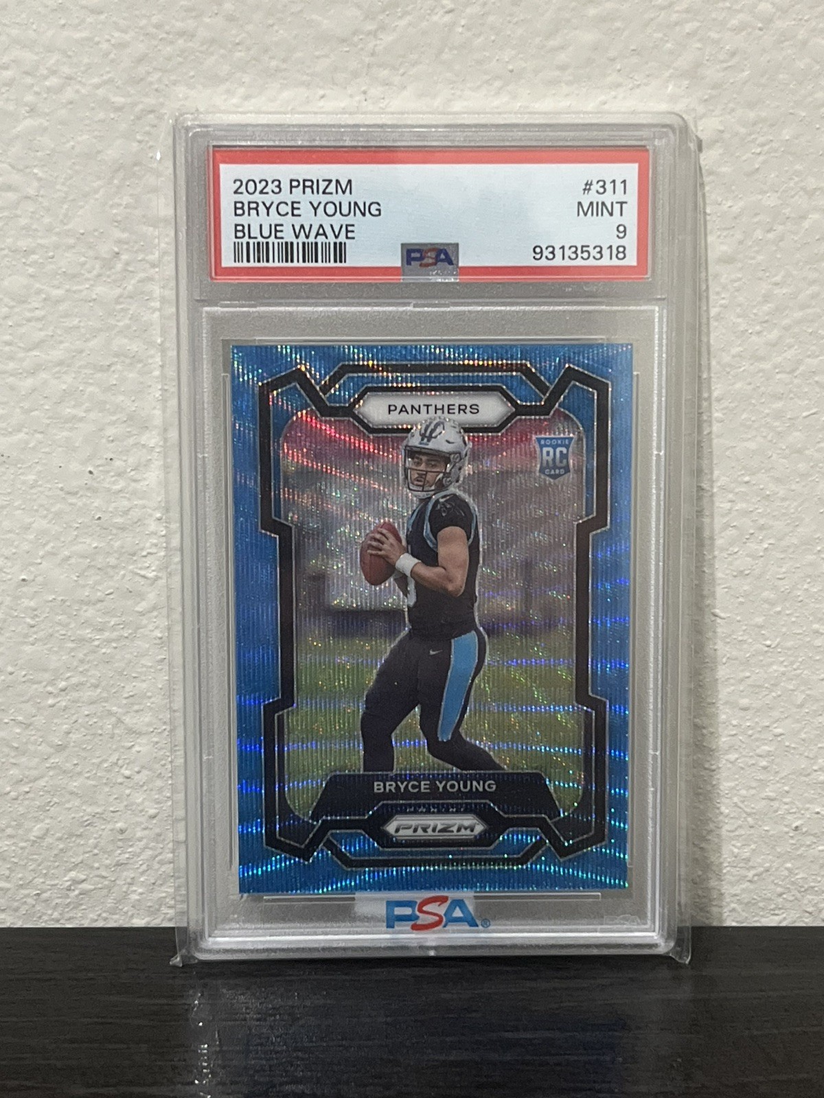 2023 Panini Prizm Bryce Young Blue Wave Prizm /199 PSA 9 Mint #311 Color Match
