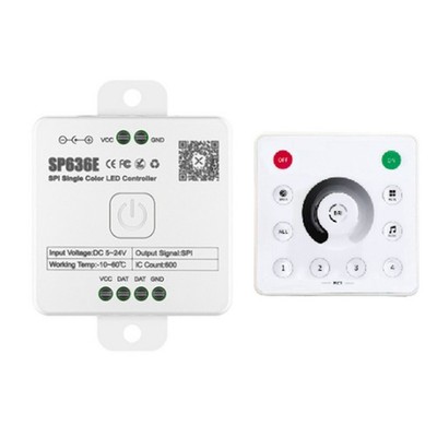And-SP636E SPI DC5-24v Monochrom-Controller mit And-RC1-Fernbedienungsunter9796