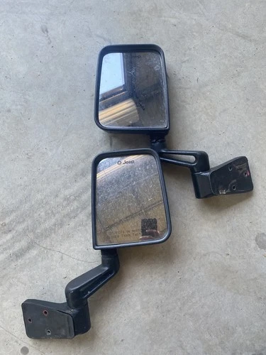 87-02 Jeep Wrangler YJ TJ Driver and Passenger Mirrors OEM Factory