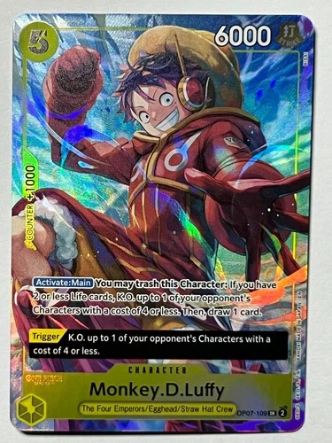 Monkey.D.Luffy (Illustration Box Vol.3) OP07-109 Promo One Piece Card Game