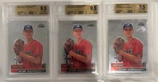 (3)-LOT-2000 Topps Chrome Traded Rookies Adam Wainwright #T88 (RC) BGS 9.5