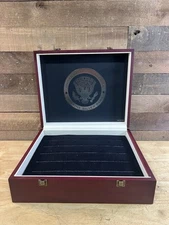 United States Of America 50 State .999 Silver Bar Collection Wooden Display Box 