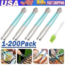 Pinze coreane in acciaio inox barbecue leggero pane pesce multiuso