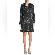 EQUIPMENT Fanetta Silk Blend Wrap Dress size 4 in EUC