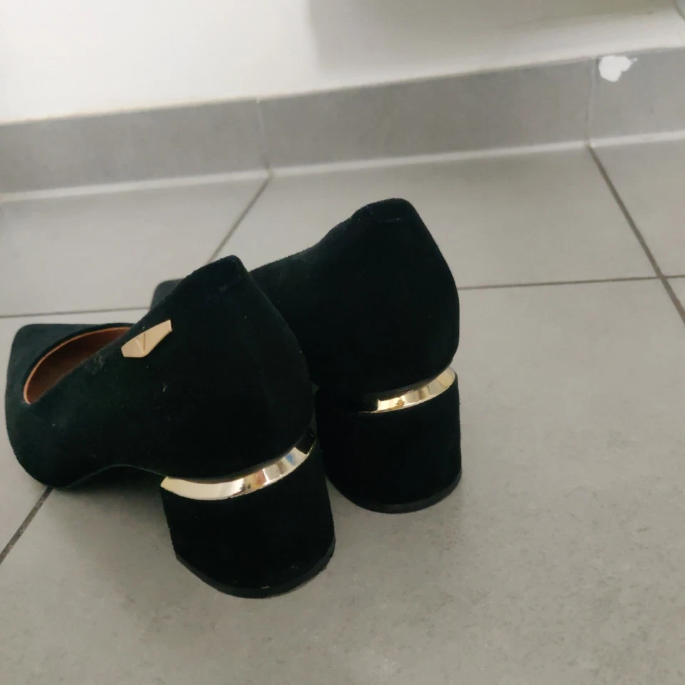 VENEZIA, Damen Schuhe, Pumps, Leder Schwarz, Gr. 37 - Bild 4 von 4