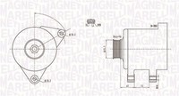 Magneti Marelli Lichtmaschine Generator Lima 063731569010 12V FüR BMW Z3 E36 3Er