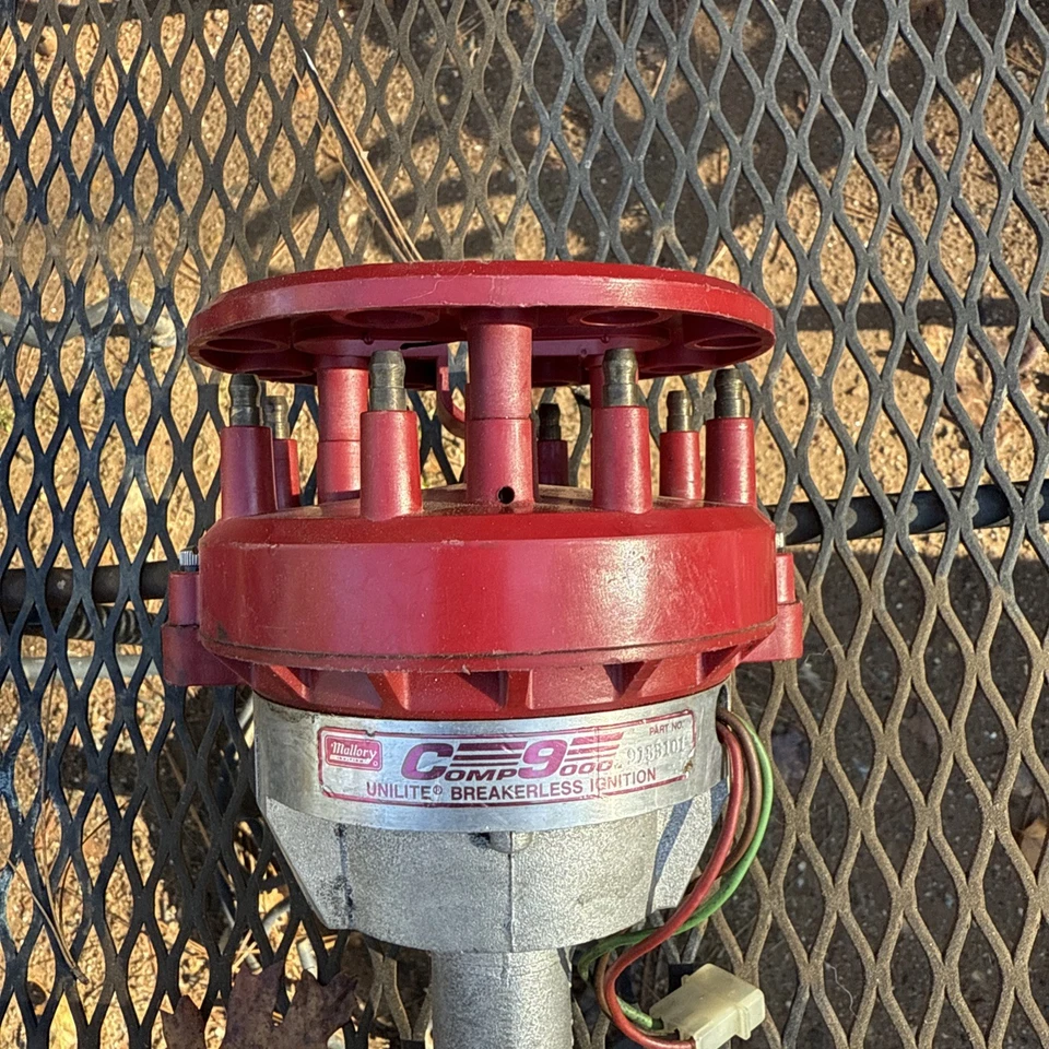 Mallory 9155101 Comp 9000 Breakerless Distributor, SB Ford 221-302, W/Wires - Image 4 of 4