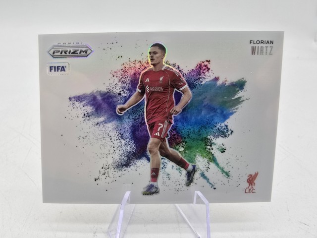 Panini 2025-26 Prizm FIFA Soccer Florian Wirtz #11 Color Blast SSP READ