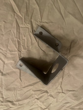 1967 - 1972 Chevy Truck Pair Of Rear Cab Brackets Sandblasted 1967 - 1972 Chevy Truck Pair Of Rear Cab Brackets Sandblasted