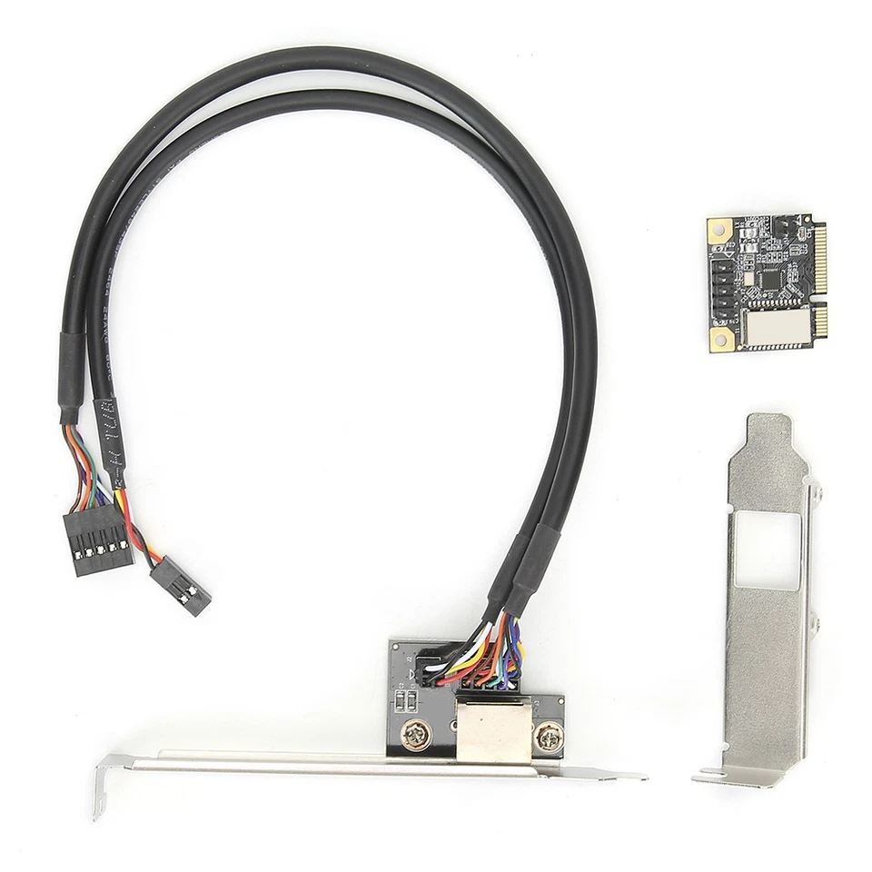 Network Card Mini PCI-E To Gigabit Desktop Computer Accessory Wired Free-Dri New - Image 3 of 4