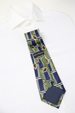 Unbranded Mens Classic Pointed Tie, One Size, Multicolored Patterned