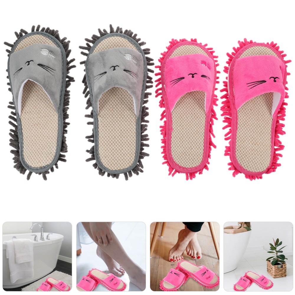 APL 2 Paia Pantofole Pigre Pulire Uomo e Donna Viaggio Pantofole per