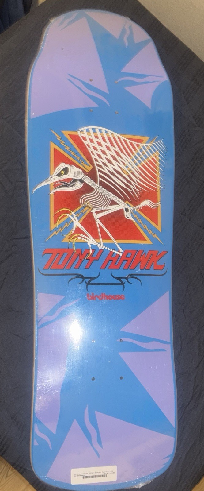 Birdhouse Tony Hawk Artifact Shaped Deck 9.5 Art Theme Skate