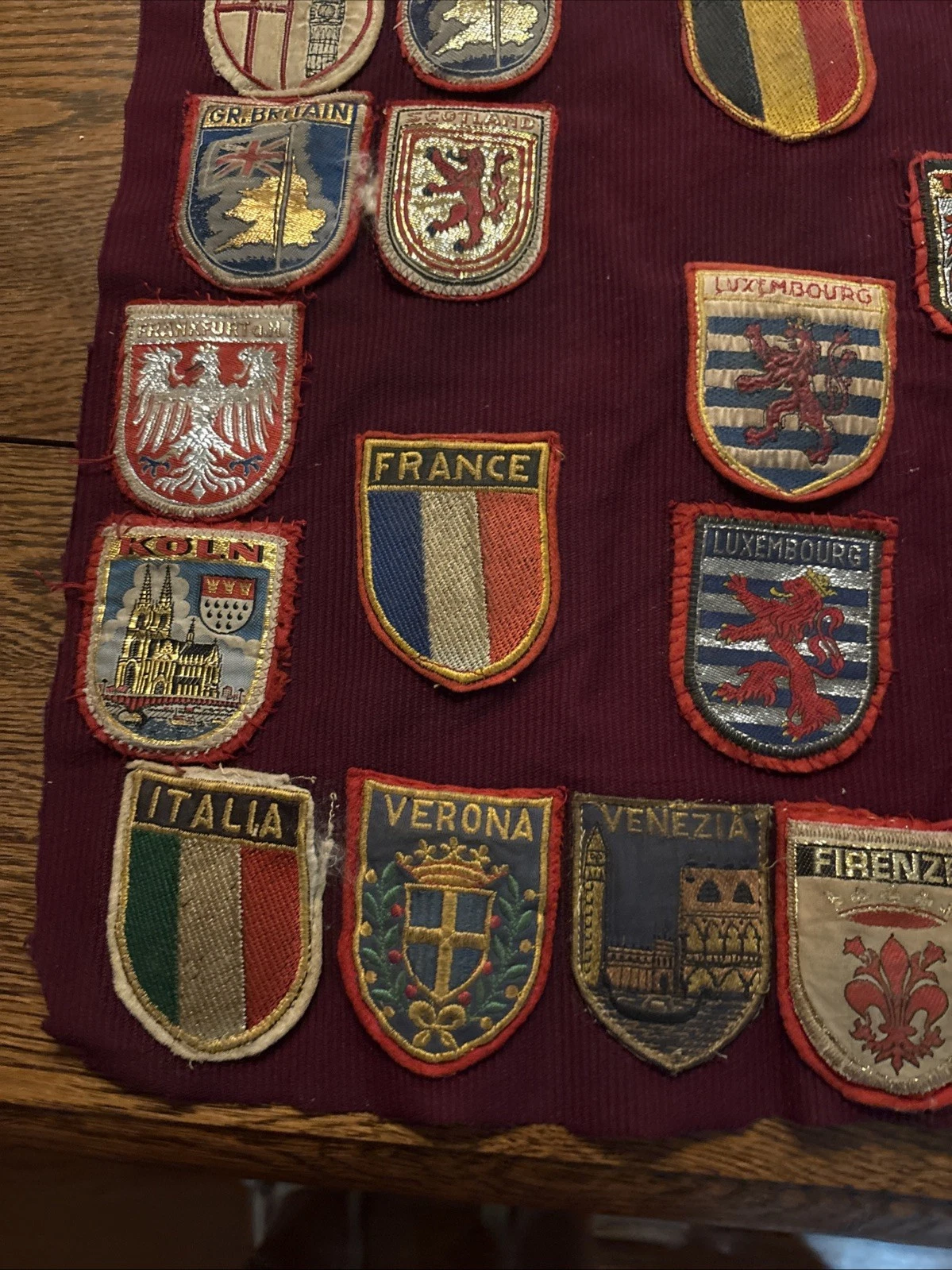 Lot Of 34 Vtg Olympic Travel Patches German Italy USA Holland Read Description image 7