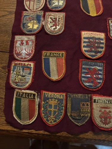 Lot Of 34 Vtg Olympic Travel Patches German Italy USA Holland Read Description image 7