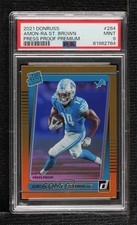 2021 Donruss Rated Rookie Press Proof Premium Amon-Ra St Brown PSA 9 MINT 08rj