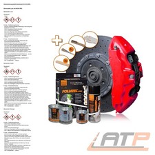 FOLIATEC BREMSSATTEL LACK SET BREMSSATTELLACK NEON RED