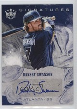 2018 Panini Diamond Kings DK Signatures Holo Silver /99 Dansby Swanson Auto 03j5