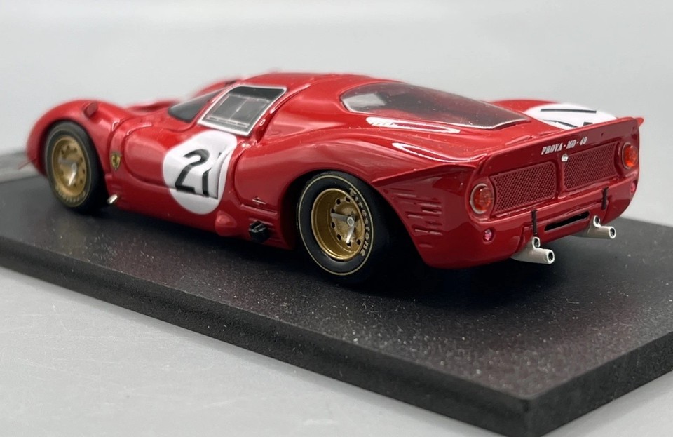 Miniature MITICA 1/18 Ferrari 330 P3 #21 - Le Mans 1966 - Bandini / Guichet - Neuve Sous Boîte