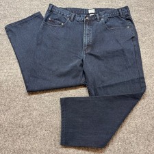 Vintage Cherokee Jeans 40x30 Dark Wash 100 Cotton 90s Dad Fit Workwear Denim