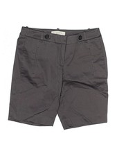 NWT Ann Taylor LOFT Women Gray Khaki Shorts 2