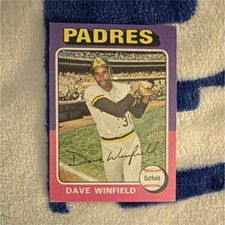 Topps 1975 Dave Winfield #61 San Diego Padres MLB Baseball Card Base Set Vintage