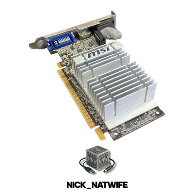   MSI N8400GS-MD512H 512MB PCIe x16 Graphics Card VGA DVI 8400 GS  
