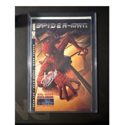 Marvel Spider-Man #1 Walmart Exclusive Signed Stan Lee Get Before the Movie