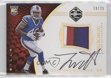 2016 Panini Limited Rookie Spotlight Gold 19/25 Jonathan Williams Patch Auto 0c6