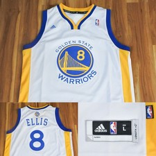 Monta Ellis Golden State Warriors Adidas Jersey Swingman White NBA Sewn Men L