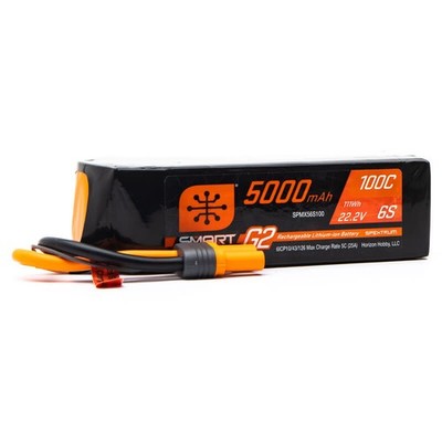 SPMX56S100 6S LIPO 22.2V 5000MAH 100C SMART G2 BATTERY: IC5
