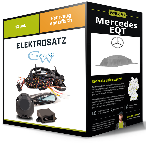 Elektrosatz 13-Pol Spezifisch für Mercedes EQT 01.2023-Jetzt NEU-image
