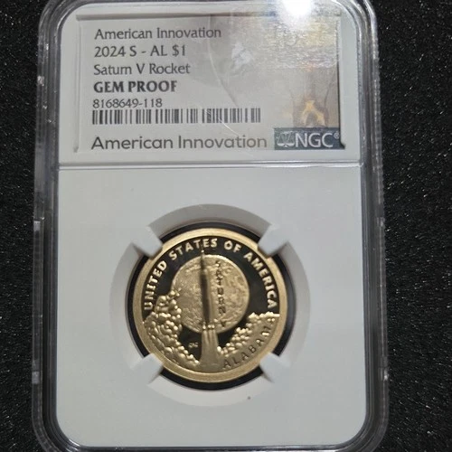 2024-S American Innovation Dollar Proof — photo from the most recent tracked eBay sale