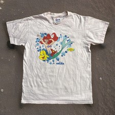 Vintage 1990s Little Mermaid Disney On Ice Pink Youth Large 14-16 T-Shirt