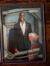 2025 Panini Prizm WNBA - Rookie Variation - Dominique Malonga #144 (RC). BV $10