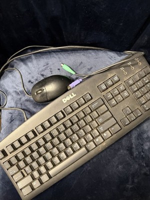 Dell RT7D20 Black Wired PS/2 Keyboard & Mouse Set 852157-A000