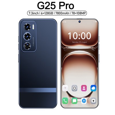 2025 5G Unlocked Smartphone G25 Pro Android 6G+128GB Dual SIM Cheap Mobile Phone