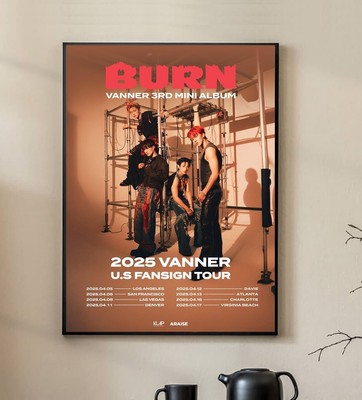 VANNER - 2025 US Fansign Tour 'BURN'  poster