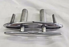 4 pc 6" inch Flush Mount Cleat Stainless Anchoring Docking Pull-up Boat Marine